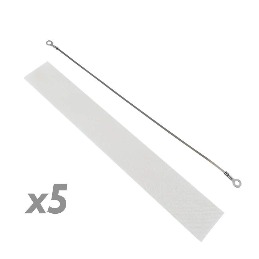 5 bộ dây nhiệt và màng chống dính thay thế máy ép miệng túi nhựa nilon 250x2mm