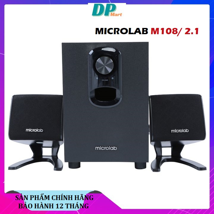Loa máy tính Microlab M108 2.1 Loa vi tính chất lượng cao công suất 11W- Chính hãng 12 tháng