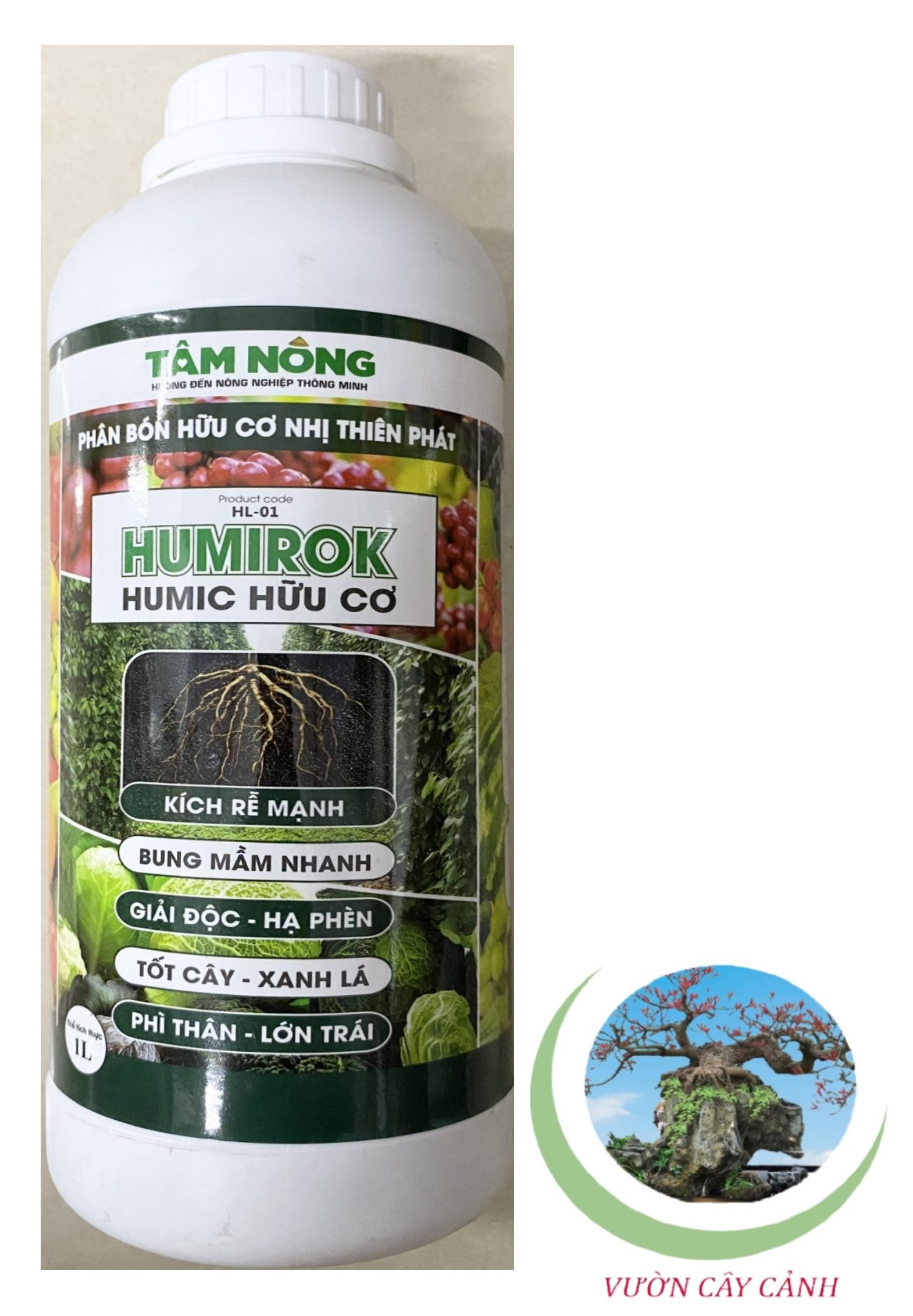 Phân bón humirok - humic hữu cơ - #233a# 1 lít
