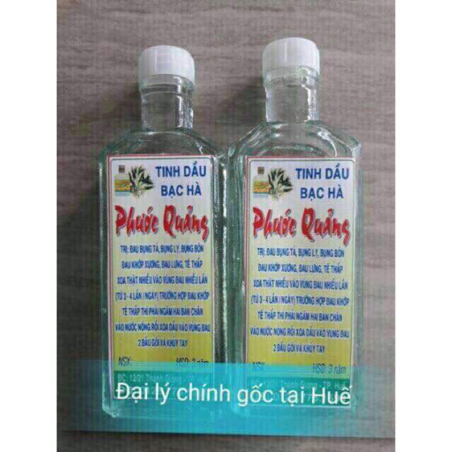 Combo 2 chai tinh dầu bạc hà huế nguyên chất