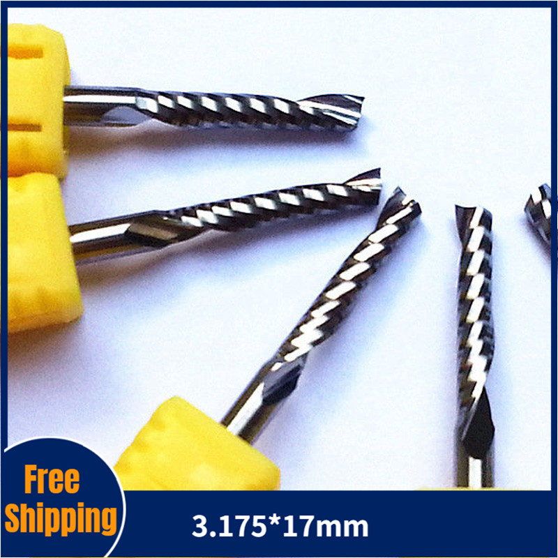 Bộ 5 lưỡi cắt CNC và dao phay chất liệu hợp kim nhôm 17Mm 3.175 Comforhome - INTL