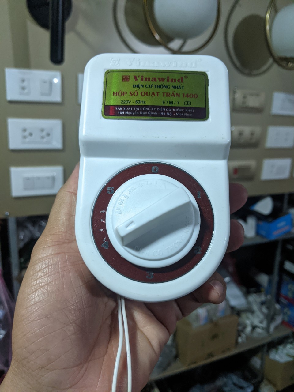 Hộp số quạt trần 1400 điện cơ thống nhất vinawind chính hãng