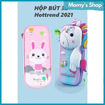 Hộp bút hình nổi 3d cho bé siêu đẹp siêu đáng yêu