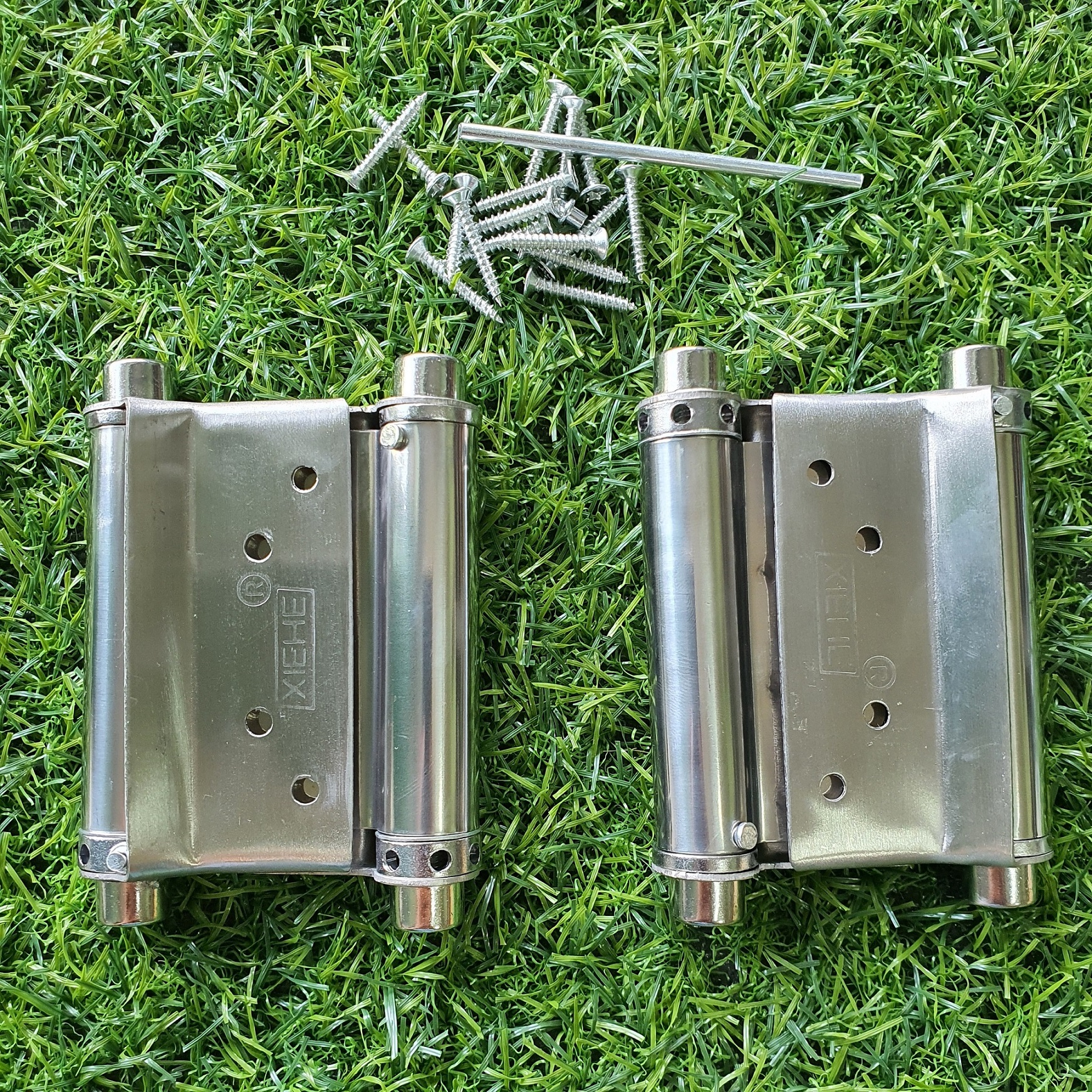 Bản lề cửa 2 chiều tự động xiehe loại 8 cm bằng inox 304