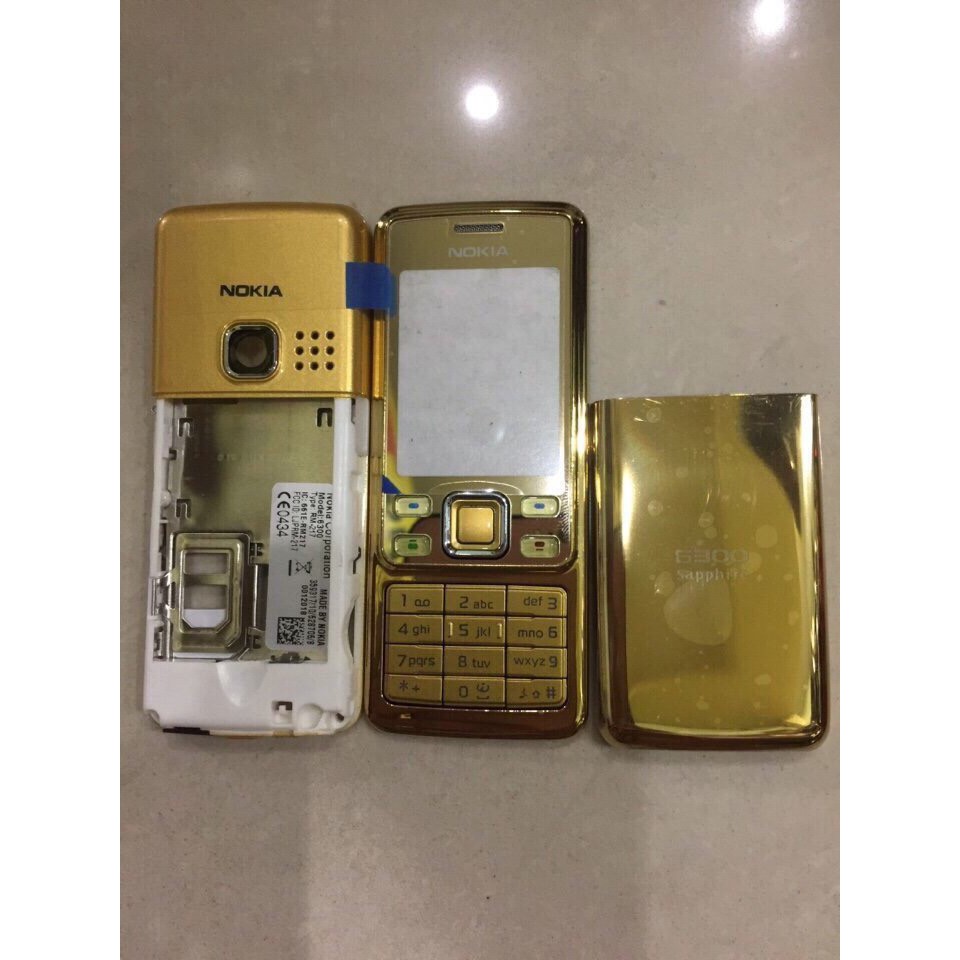 Vỏ 6300 gold black linh kiện theo máy