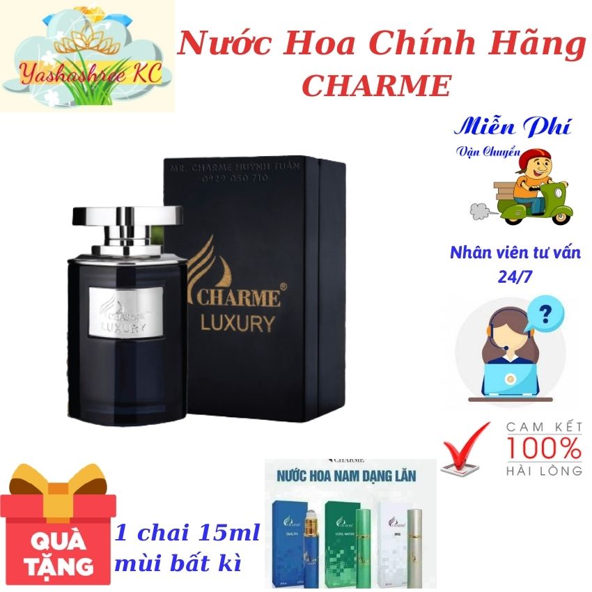 [TẶNG KÈM CHAI DẠNG LĂN 15ML) NƯỚC HOA LUXURY - Nước hoa nam cao cấp thơm lâu 24h_nước hoa nam thơm giữ mùi lâu_nước hoa nam