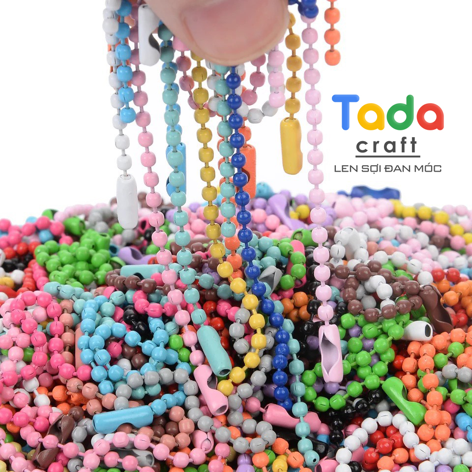 Móc khóa bi, xích bi gắn chìa khóa handmade