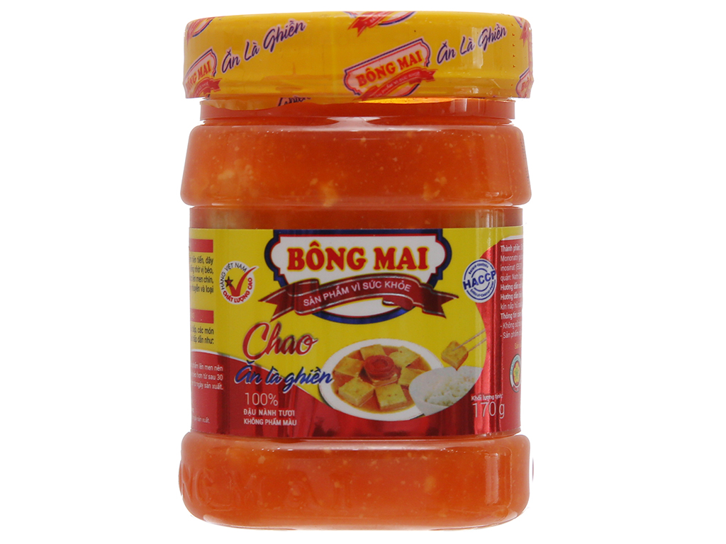 Chao bông mai hũ 170g