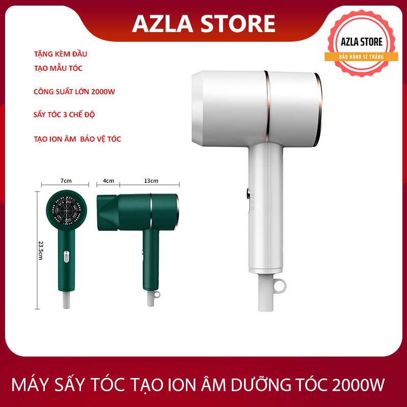 Máy sấy tóc mini tạo ion âm dưỡng tóc 2000w