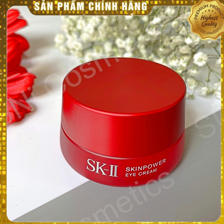 Kem dưỡng mắt SKII Mini Skin Power RNA Power Eye Cream Radical New Age 2.5g chống thâm quầng nhăn mắt