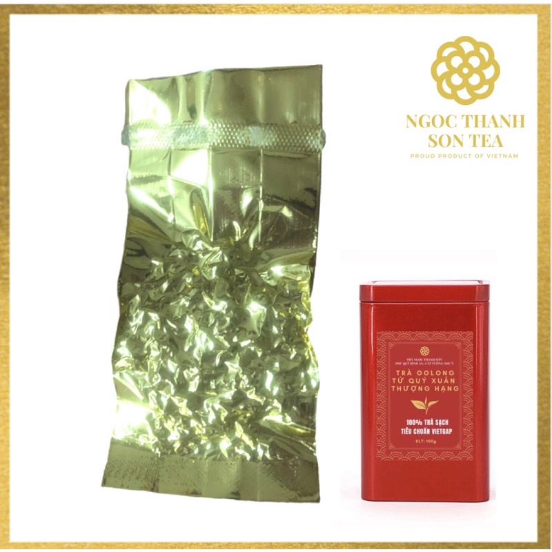 Tép trà mẫu thử Trà Ngọc Thanh Sơn Oolong Tứ Quý Xuân - Trà sạch VietGAP - Gian hàng chính hãng