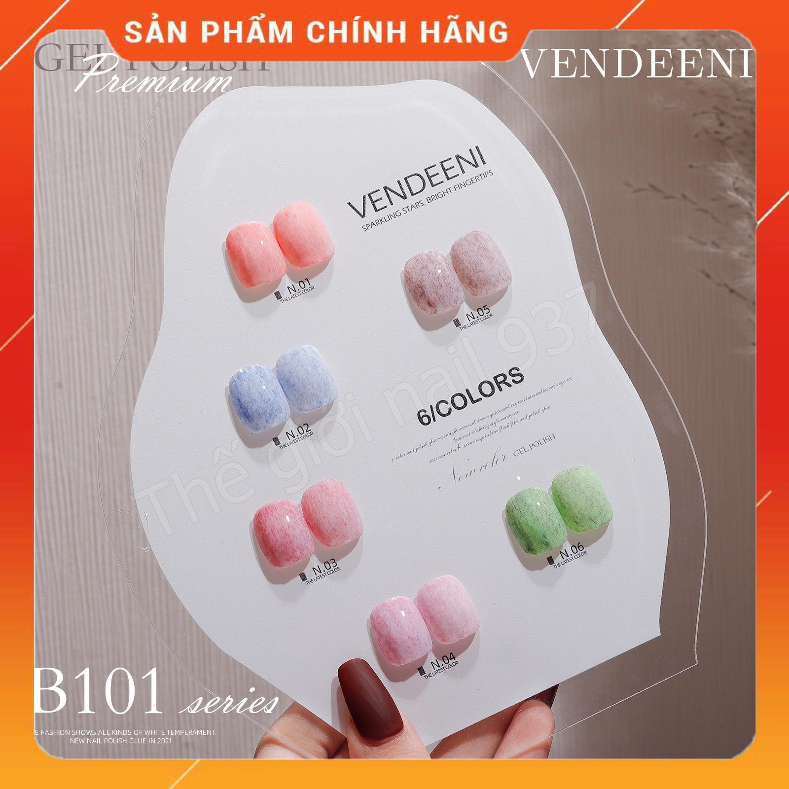 [CHÍNH HÃNG] Sơn gel VENDEENI chai đỏ mã B101 - Sơn Lông  - 15ml - Lẻ màu
