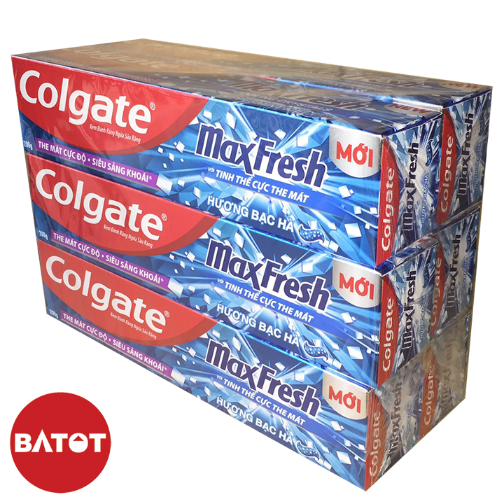 [Combo] 6 Tuýp Kem Đánh Răng Colgate Maxfresh Hương Bạc Hà Tuýp 155g