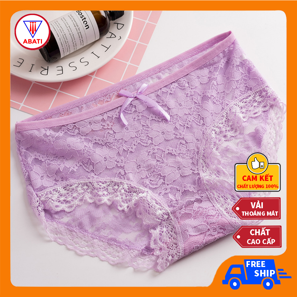 Quần Lót Ren Thoáng Mát Thoả Mái - Quần Lót Ren Rẻ Đẹp - Quần Lót Nữ - Quần Lót Nhiều Màu - Quần Lót Mềm Mịn - Quần Lót Cao Cấp - Quần Lót Rẻ Đẹp KINGSPORT