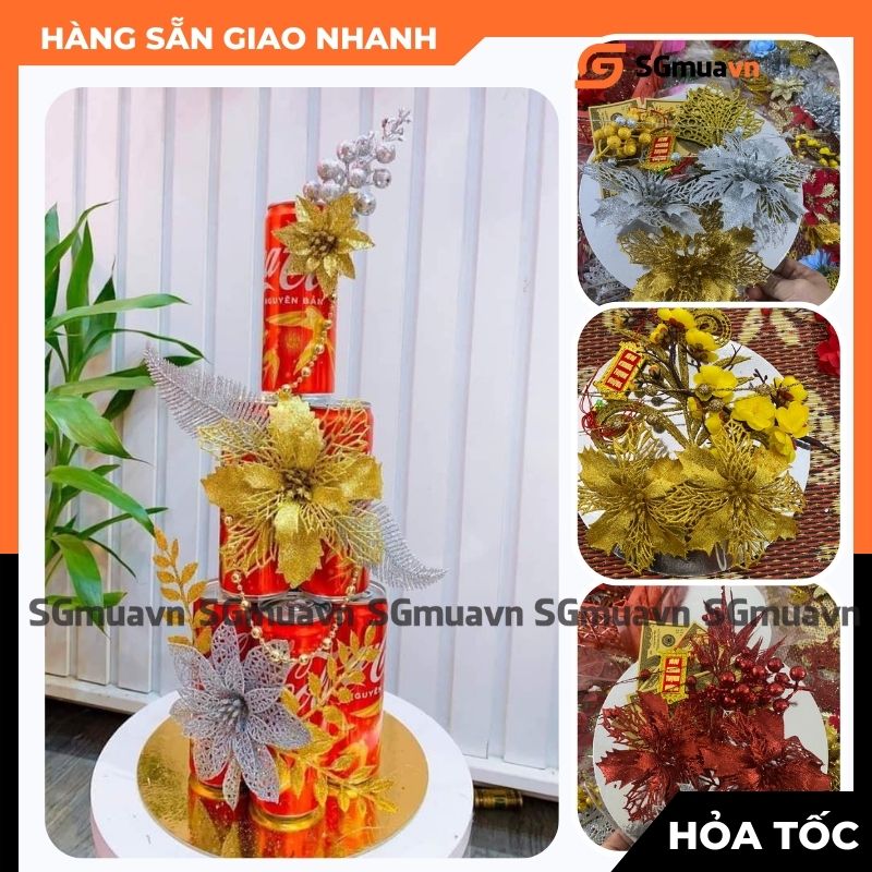 Set tài lộc trang trí tháp tài lộc mâm quả