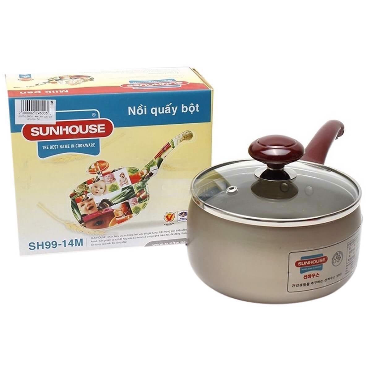 Nồi nhôm quấy bột sunhouse sh99-14m1 14cm