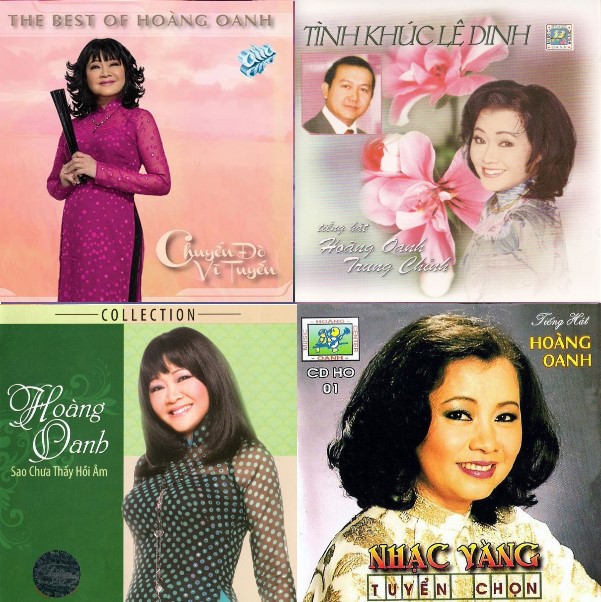 Bộ 4 đĩa cd hoàng oanh
