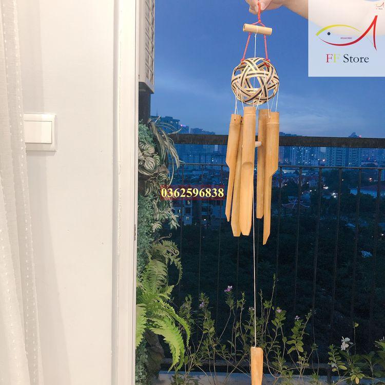 Chuông gió tre, chuông gió trúc hình cầu