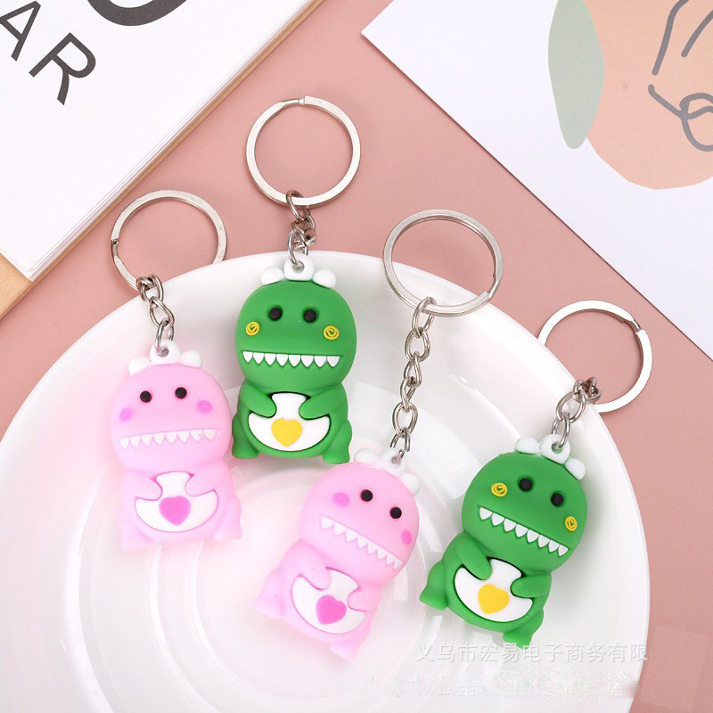 Móc khóa khủng long dễ thương