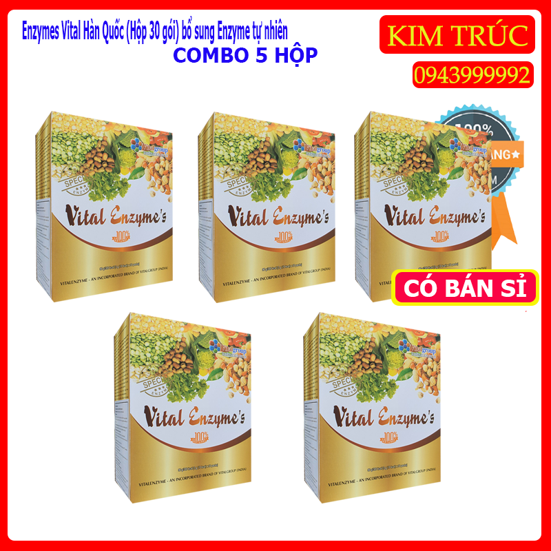 Thức uống Enzyme vital Enzymes Vital hộp 30 gói
