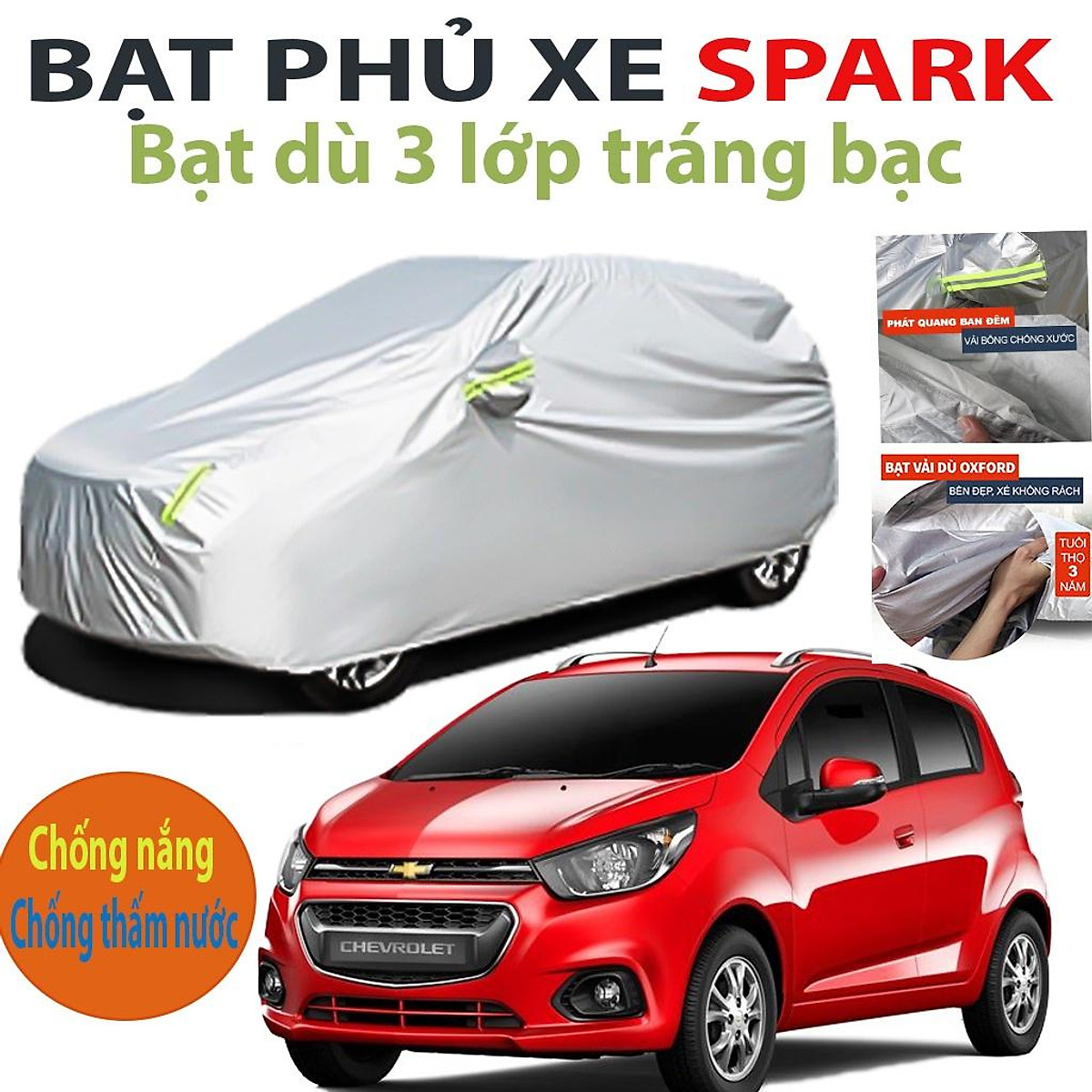 Bạt phủ ô tô ,bạt che nắng ô tô, bạt phủ ô tô 5 chỗ ,bạt phủ ô tô 7 chỗ, bạt phủ xe ô tô chevrolet spark bạt phủ xe hơi