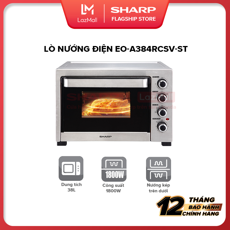 Lò Nướng Điện Sharp EO-A384RCSV-ST 38L