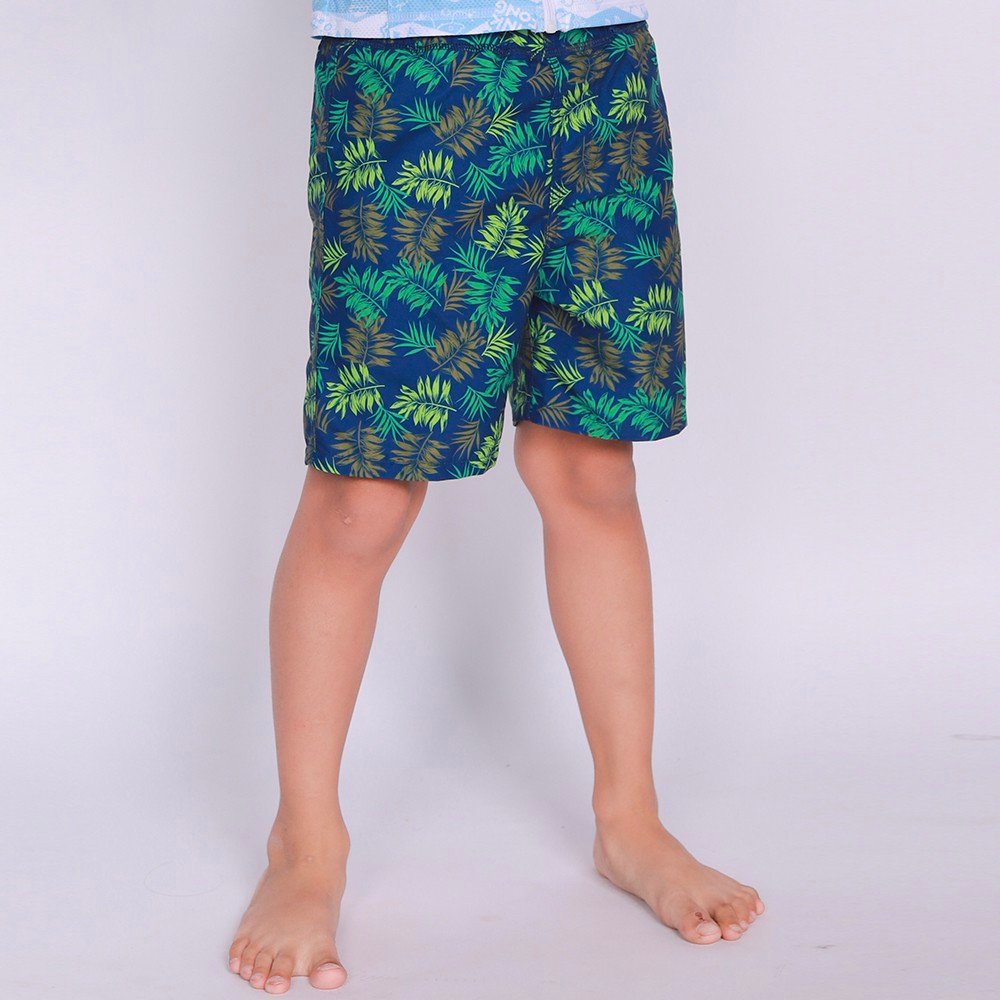 Quần đi biển Kid Sobie Green Pattern