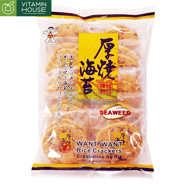 Bánh Gạo Phô Mai Rong Biển Đài Loan Want Want 170g