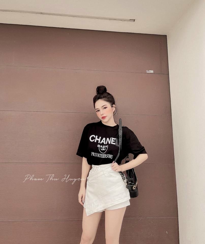 Quần váy kaki vạt đắp chéo - Ảnh thật