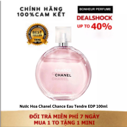 Nước Hoa Chanel Nước hoa Chanel Chance Eau Tendre EDP 100ml Nước hoa Nước hoa nữ thơm lâu lưu hương đến 12h