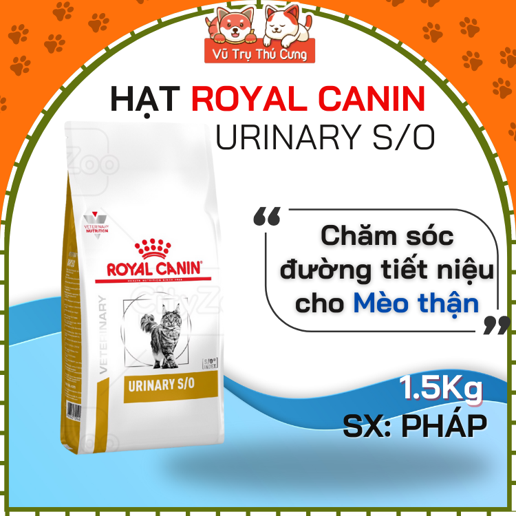 Hạt cho Mèo bị sỏi thận Royal Canin Urinary S/O