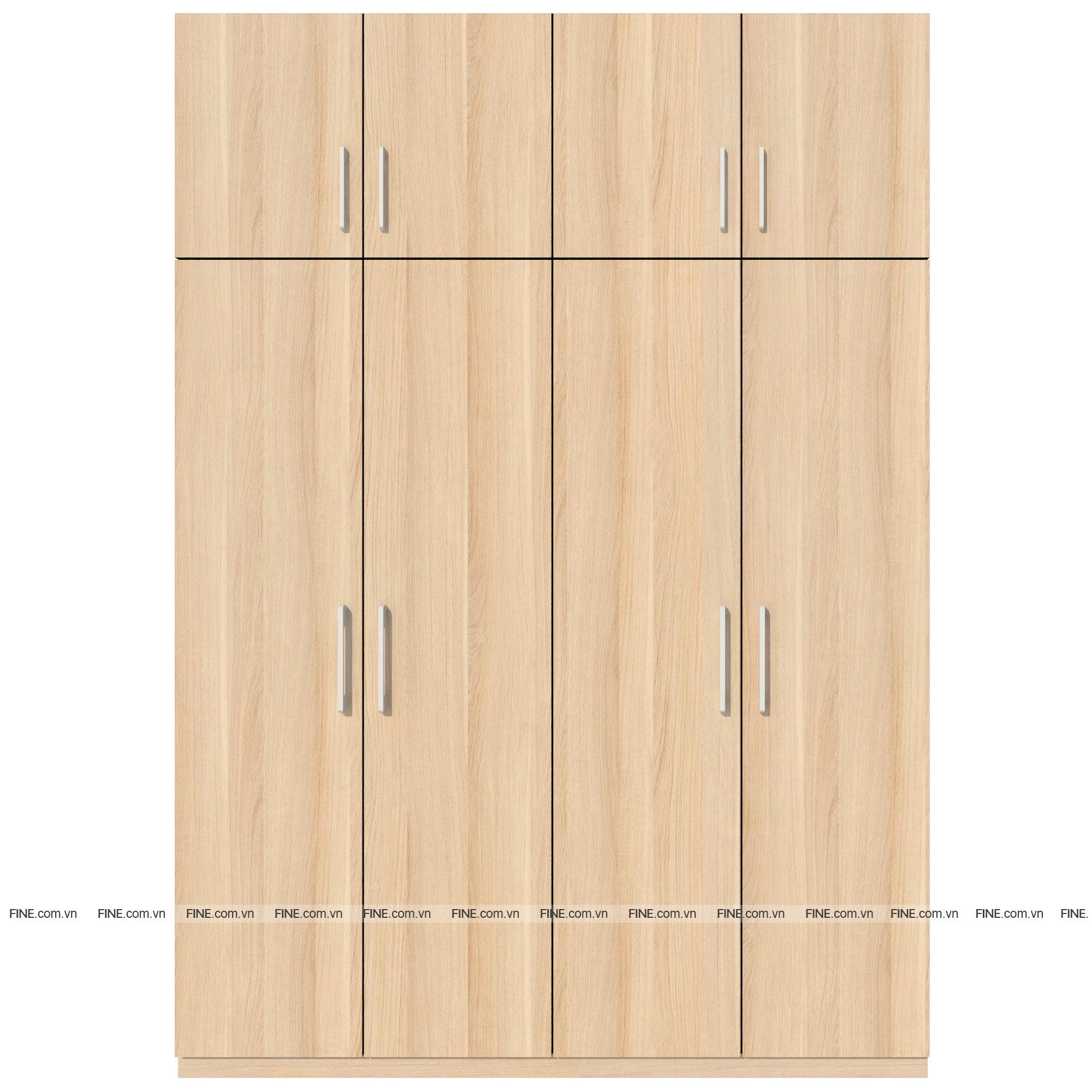 Tủ quần áo hiện đại cao cấp sang trọng cao gần tới trần nhà fine ft168