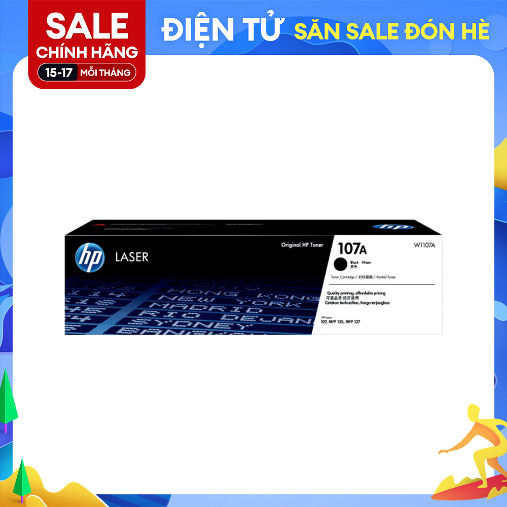 Mực hộp laser HP 107A Black (W1107A)