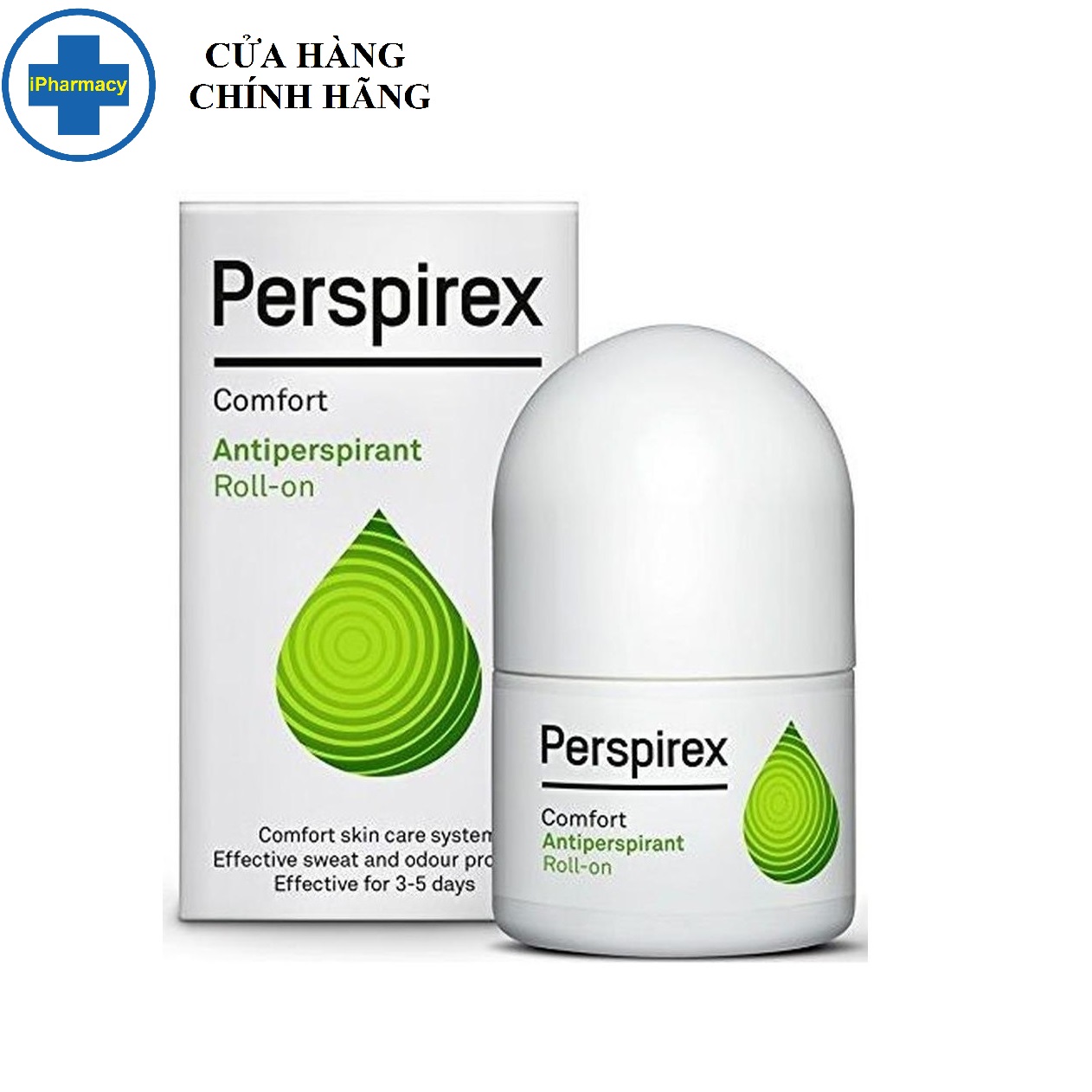 Lăn Khử Mùi Perspirex Loại Nhẹ Comfort 20ml Antiperspirant Roll On