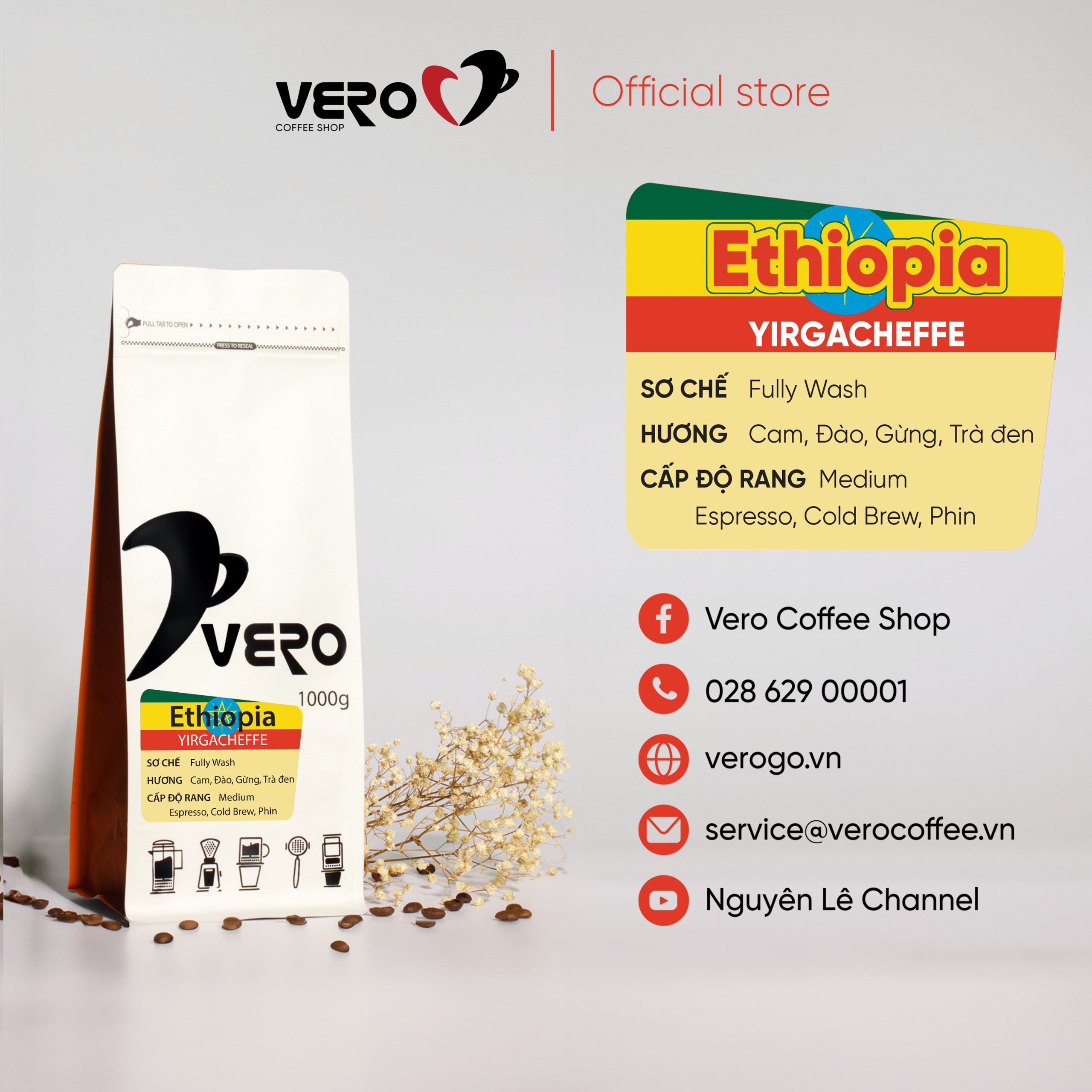 Cà Phê Vero Ethiopia Yirgacheffe