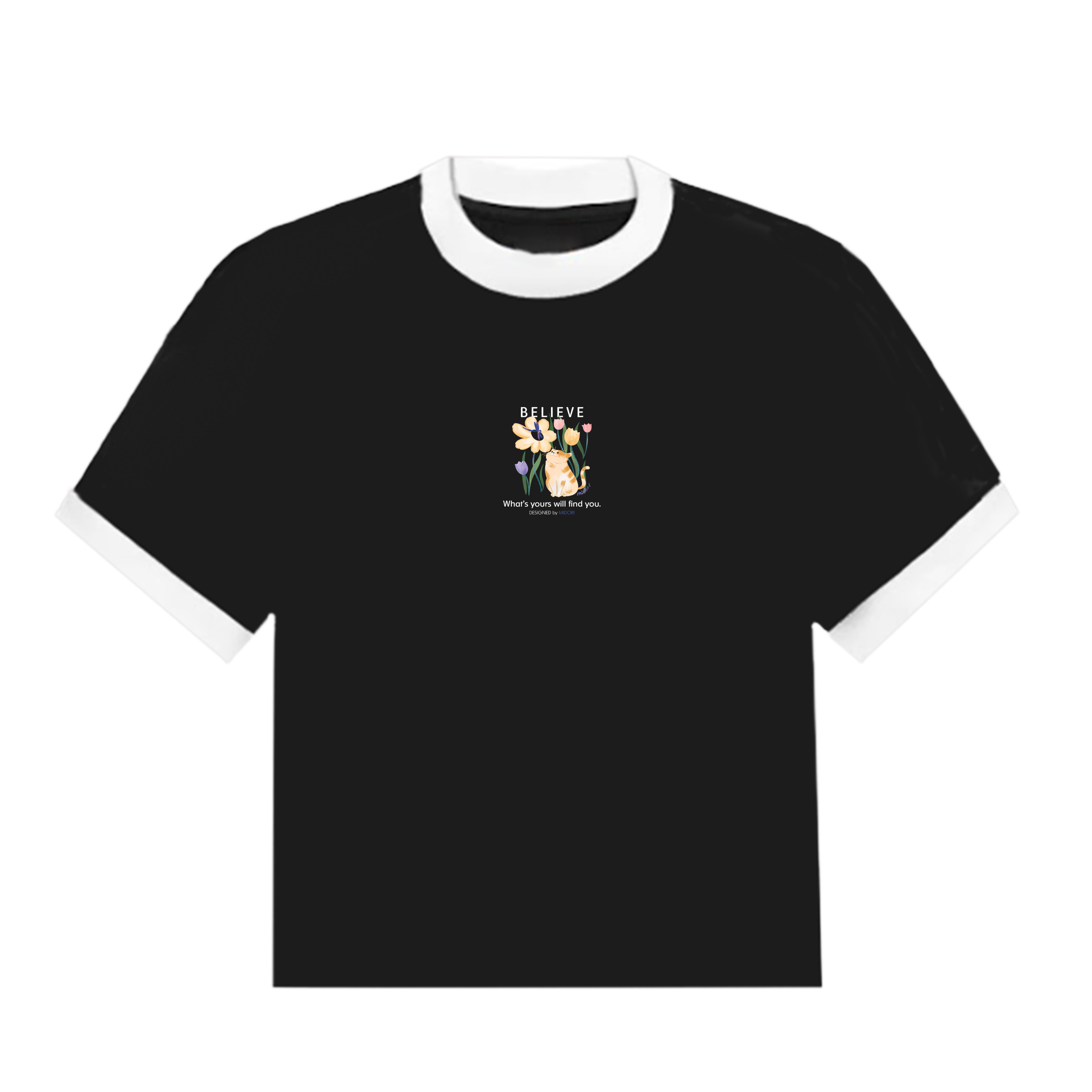 Áo thun Baby Tee MINI CAT unisex phông Nam Nữ Local Brand Chính Hãng Local Brand Midori M Studio