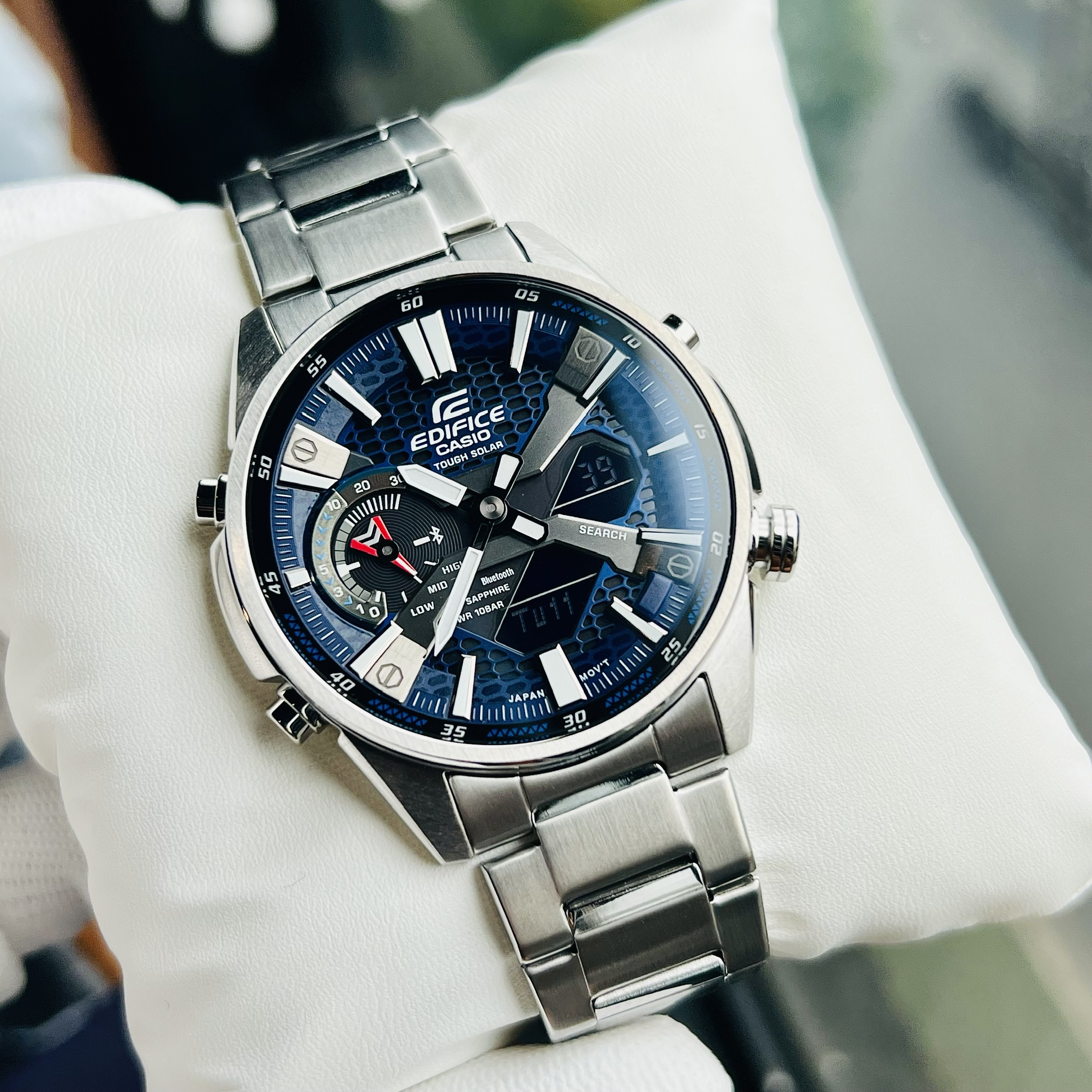 Đồng hồ nam casio edifce ecb s100d-2a kết nối điện thoại bảo hành 2 năm hyma watch