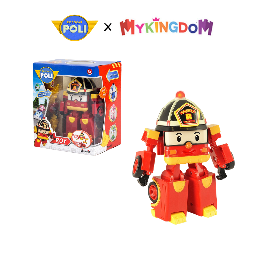 Đồ Chơi Robot Biến Hình Xe Cứu Hộ Roy Có Ánh Sáng ROBOCAR POLI 83093