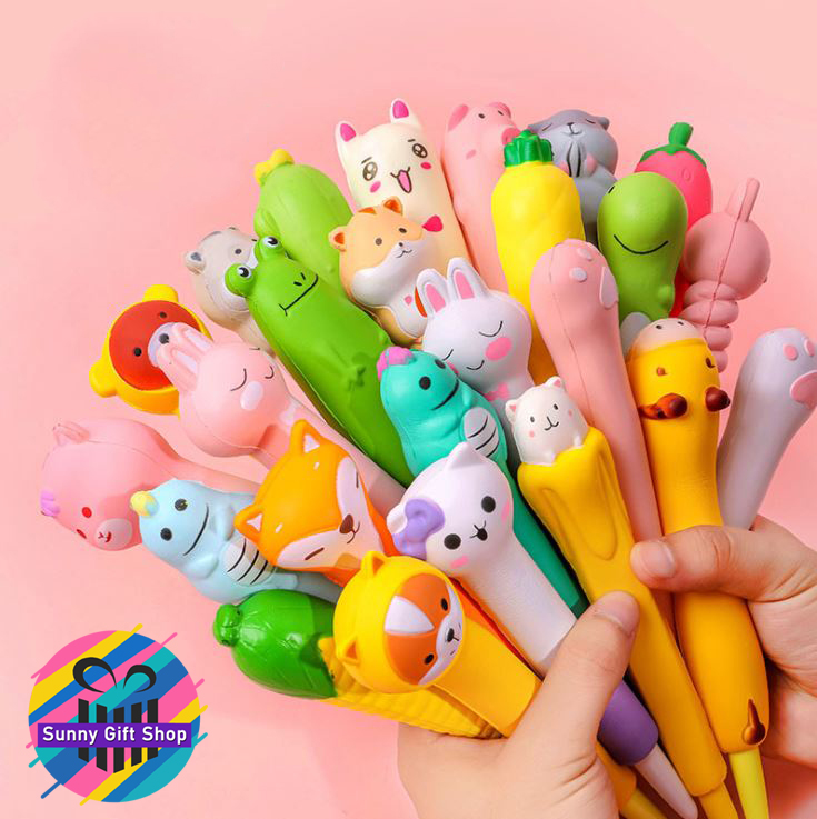 Bút Squishy dẻo hình thú siêu Cute