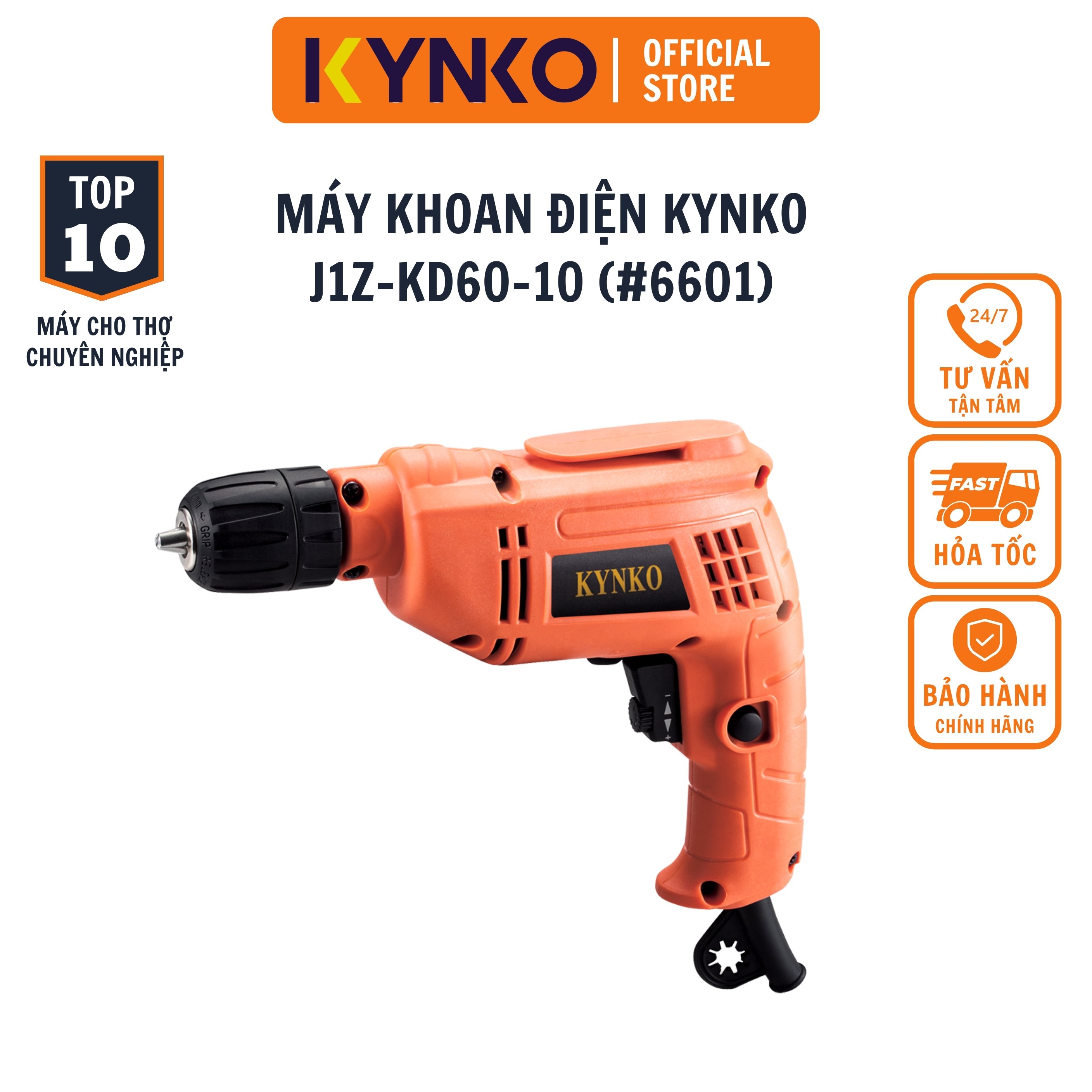 Máy khoan điện đầu 10 kynko j1z- kd60 -10 cầm tay chính hãng giá tốt