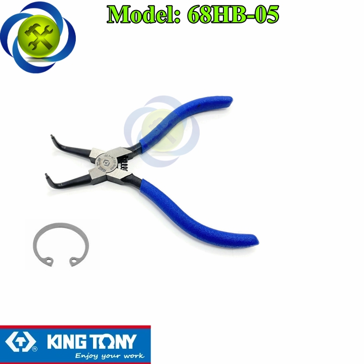 Kìm mở phe trong kingtony 68hb-05 loại cong dài 125mm mũi 1.3mm