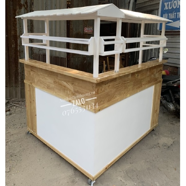 Quầy Trà Sữa Giá Rẻ Chất Liệu Gỗ Đẹp, Độc, Lạ