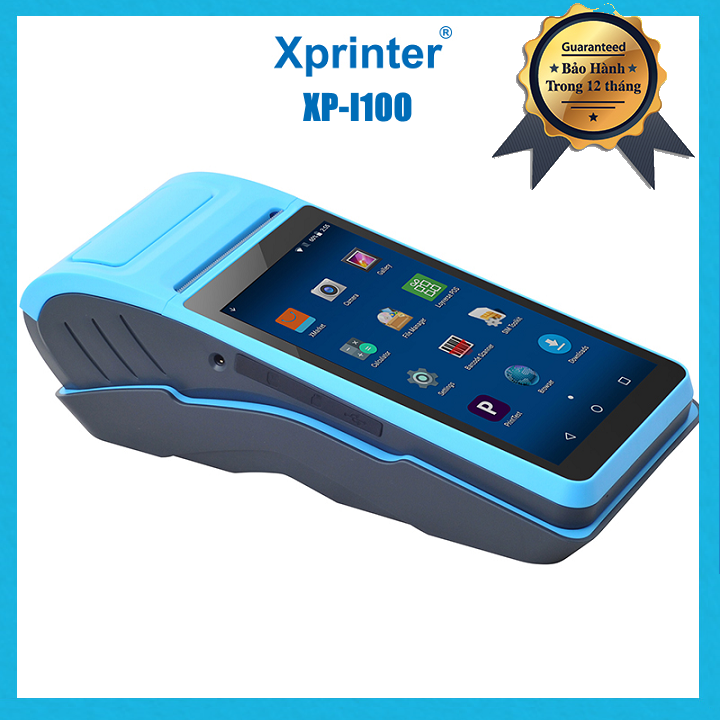 [Trả góp 0%]Máy POS in hóa đơn cầm tay Xprinter XP-I100 Android k58