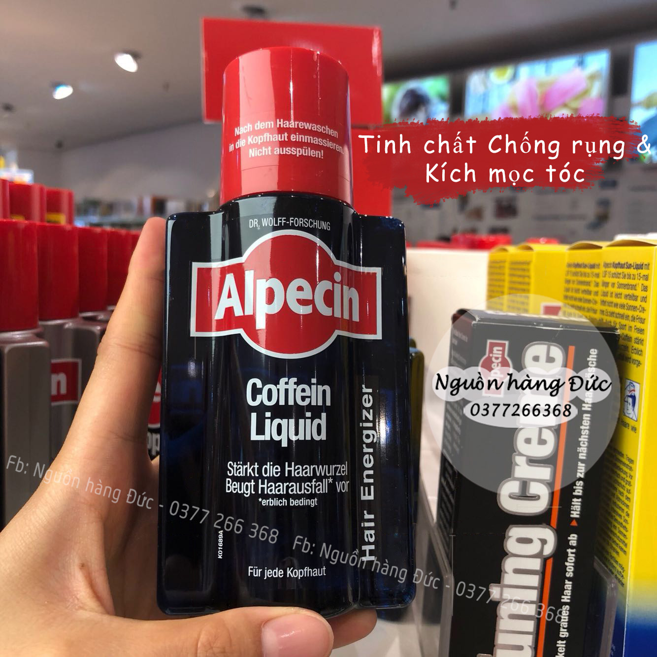 Tinh dầu Alpecin Đức kích mọc tóc chống rụng tóc - Nguồn hàng Đức