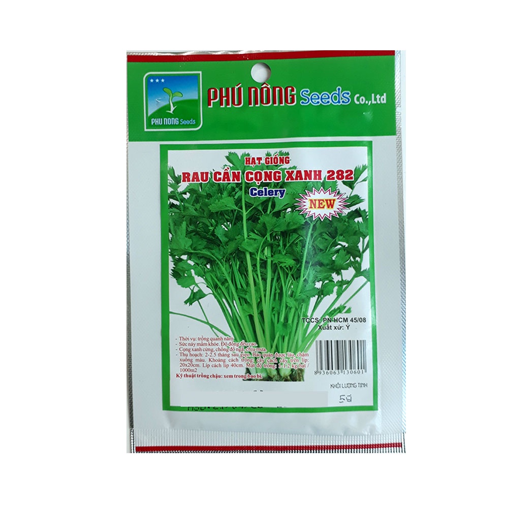 Hạt giống rau cần cọng xanh