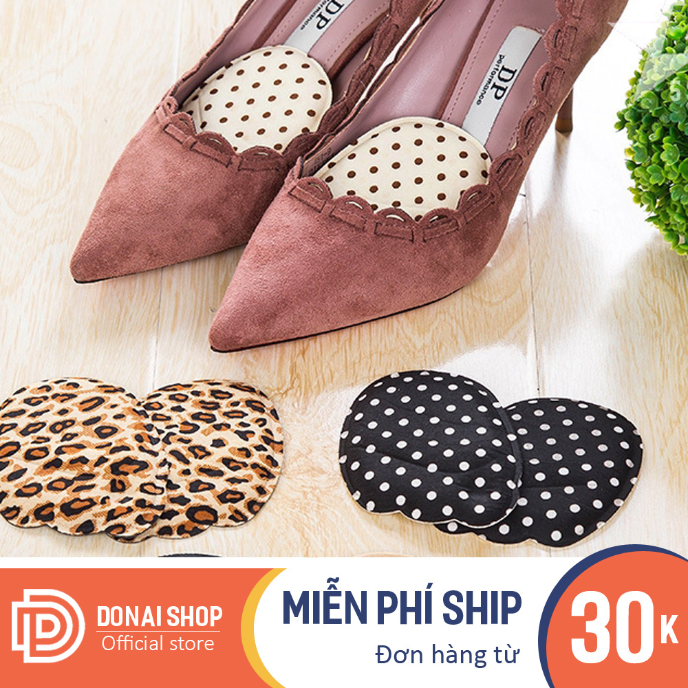 Combo 02 Miếng lót mũi giày, đầu giày loại êm chống đau chân, chống trượt khi mang giày cao gót, gót nhọn và kích size giày 14.MLMG.DONAI