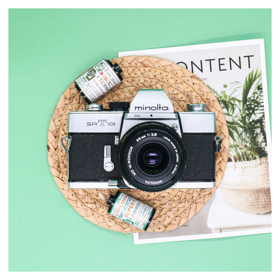 MINOLTA SRT101+ lens tuỳ chọn