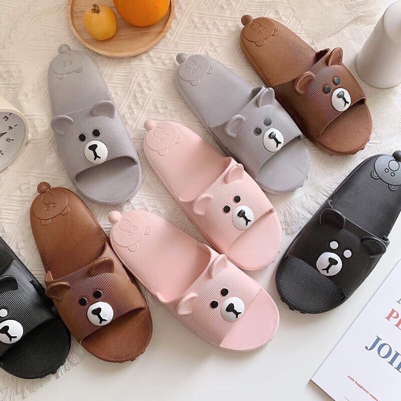 Dép hình con gấu Đế Dẻo