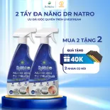 DR NATRO COMBOX2 tẩy đa năng - tẩy xoong nồi cháy đen, tẩy dầu mỡ bếp điện, bếp gas, inox rỉ sét