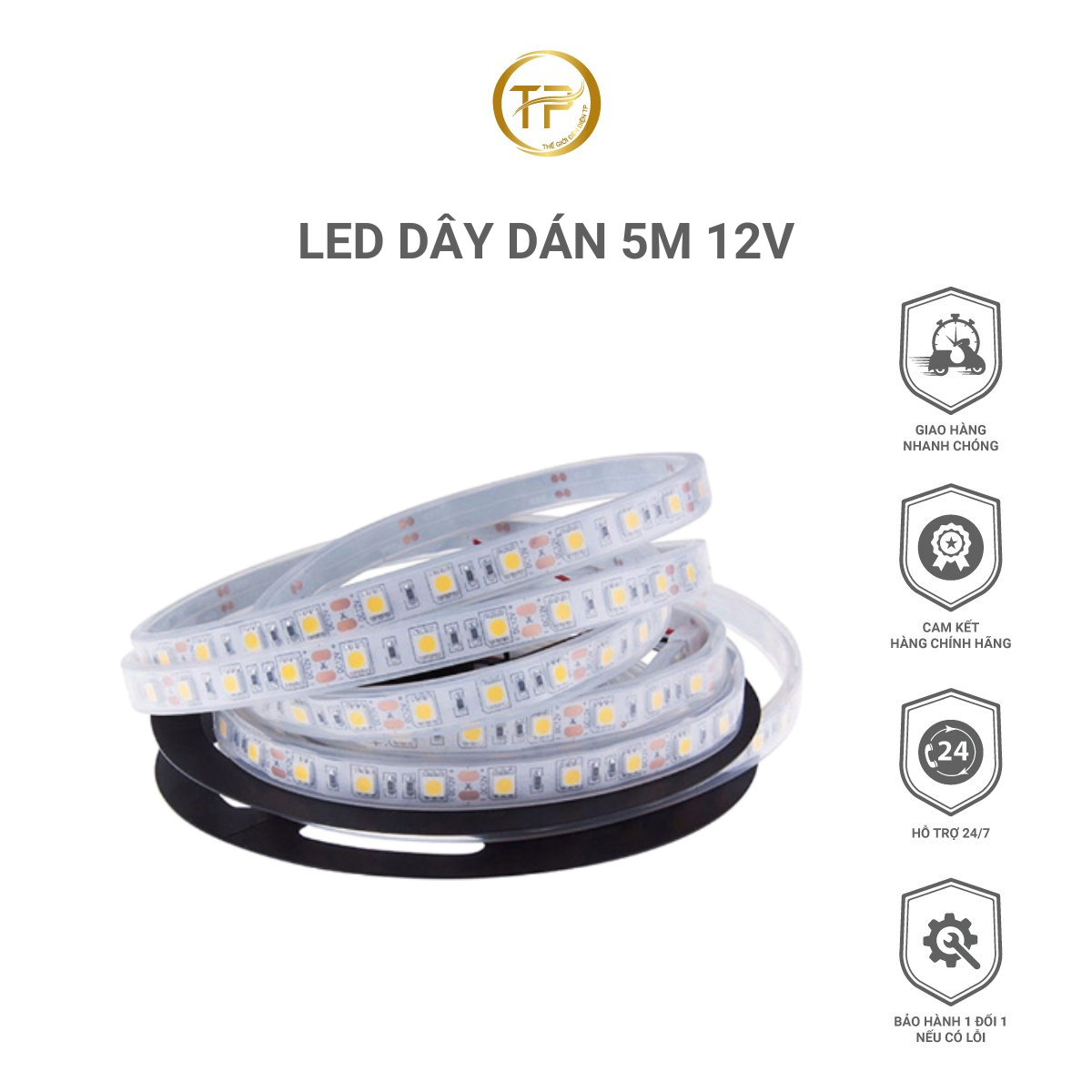 Led dây dán 5m 12v